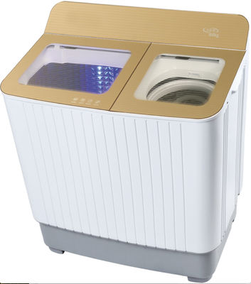 Chine Baquet portatif de jumeau de machine à laver de rendement élevé avec la couverture en verre d'or de fileur fournisseur